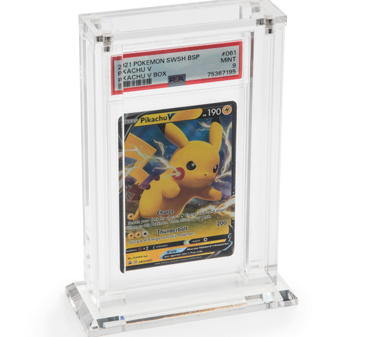 Premium Trading Card Displays Case for 1 Vertical Graded Slab - Shop at mousebows