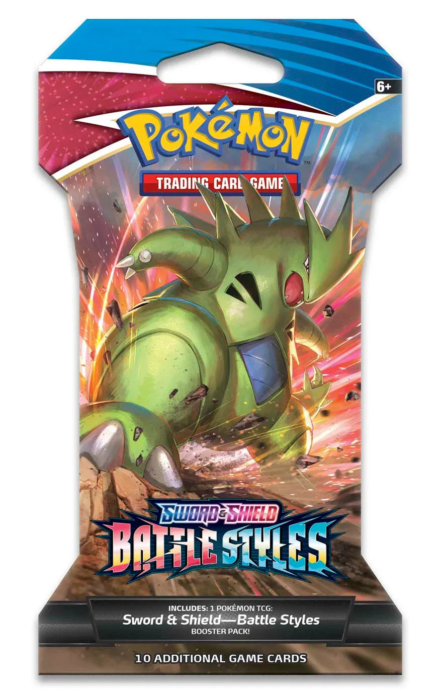 Sword & Shield: Battle Styles - Sleeved Booster Pack (Single Strike Tyranitar V) - Shop at mousebows