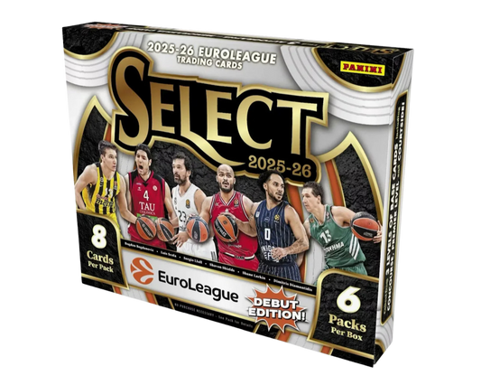 2025-26 Panini Select EuroLeague Basketball - Hobby Box - Shop at mousebows