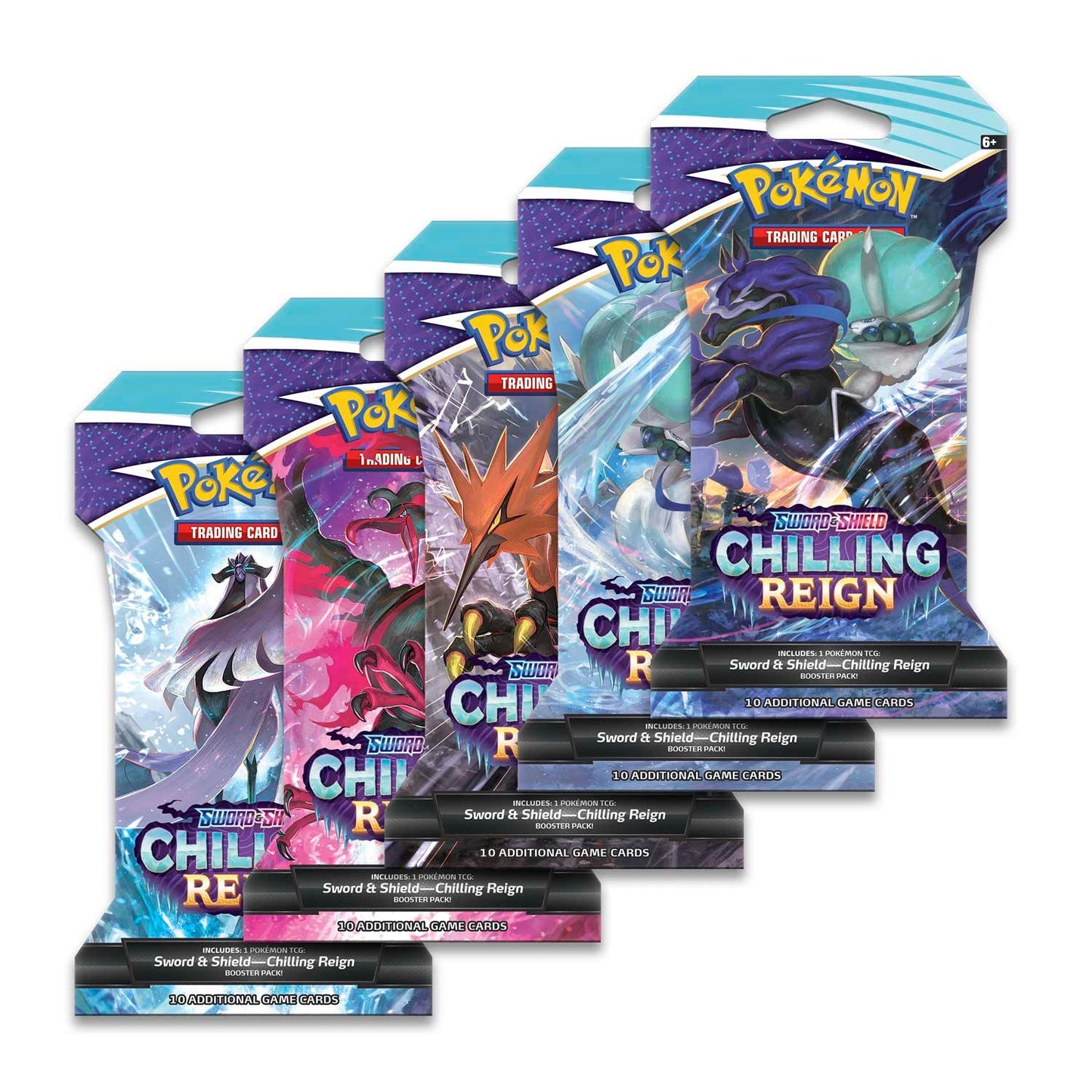 Sword & Shield: Chilling Reign - Sleeved Booster Pack - Shop at mousebows