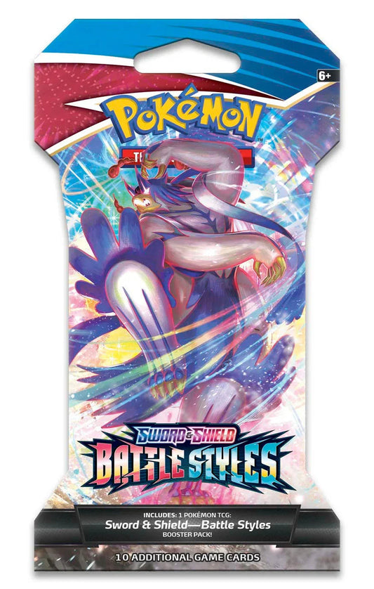 Sword & Shield: Battle Styles - Sleeved Booster Pack (Single Strike Urshifu V) - Shop at mousebows