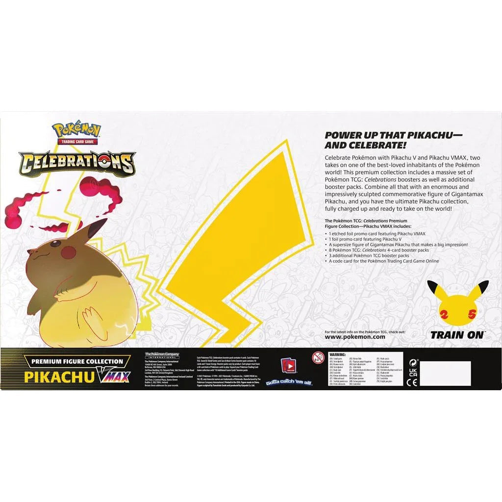 Celebrations: 25th Anniversary - Premium Figure Collection (Pikachu VMAX) - Shop at mousebows