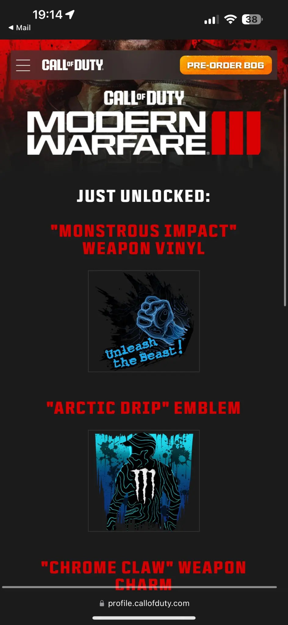 Monster Energy | Call of Duty Modern Warfare 3 | New Rewards Bundle