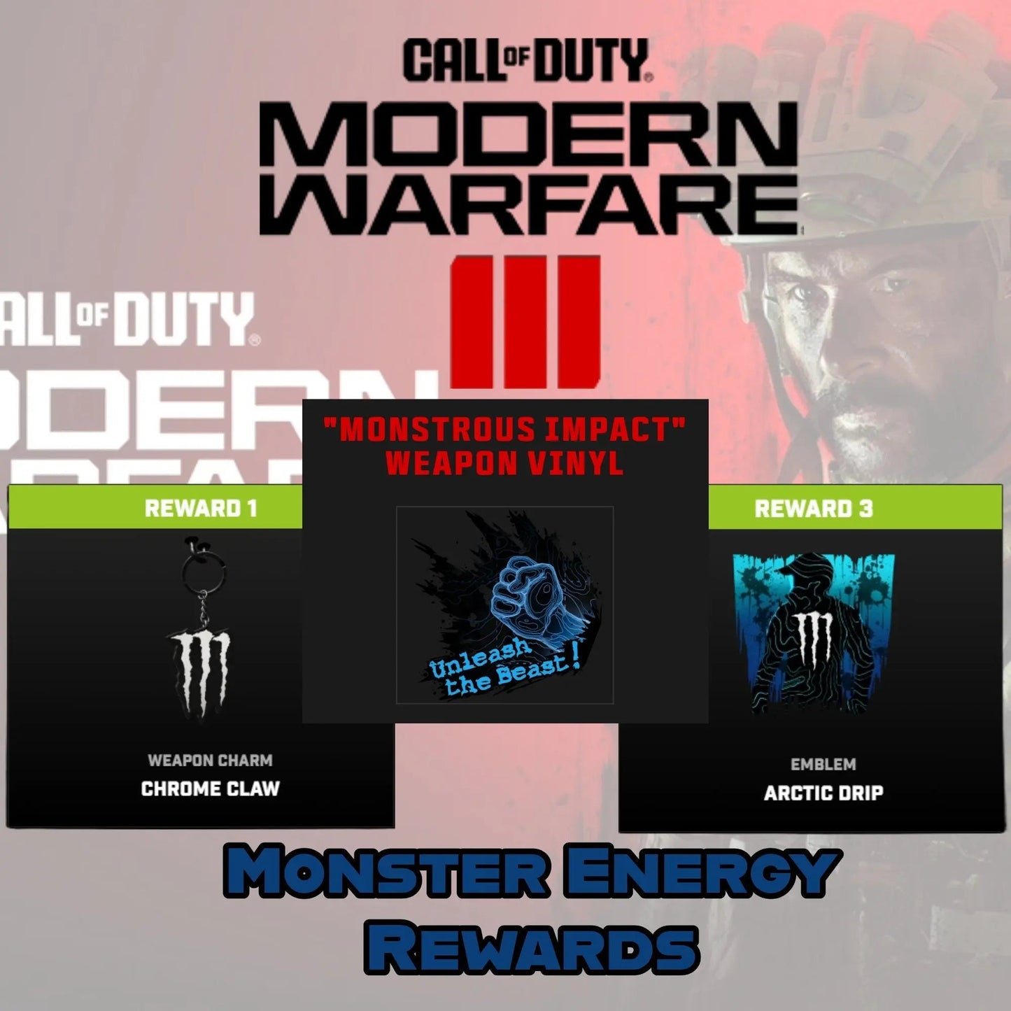 Monster Energy | Call of Duty Modern Warfare 3 | New Rewards Bundle