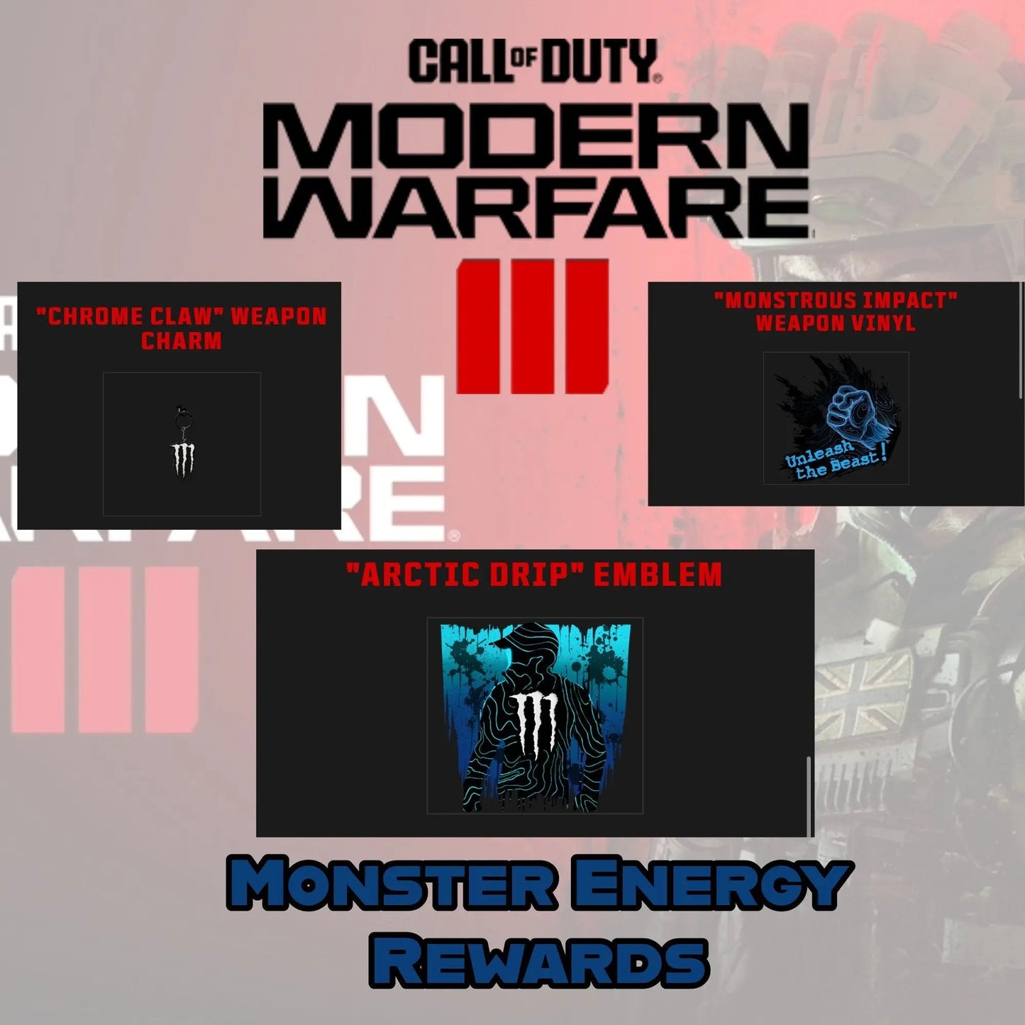 Monster Energy | Call of Duty Modern Warfare 3 | New Rewards Bundle