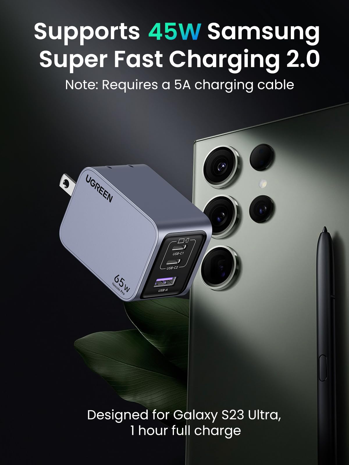 mousebows Nexode Pro 65W 3-Port Charger