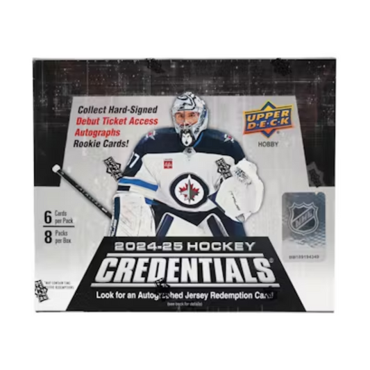 2024/25 Upper Deck Credentials Hockey Hobby Box