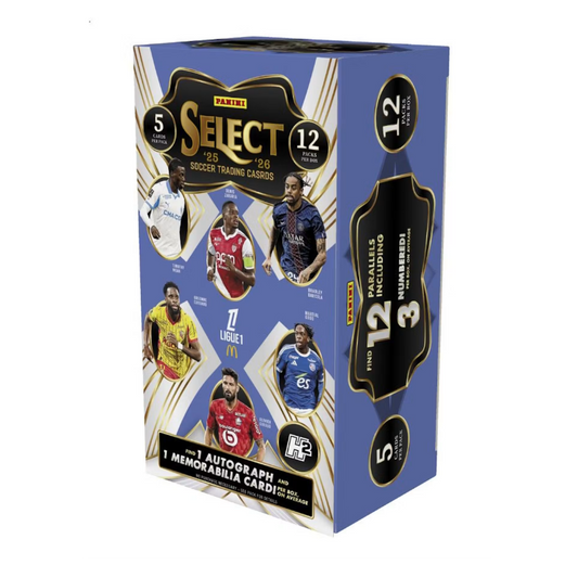 2025/26 Panini Select Ligue 1 Soccer H2 12 Box Case