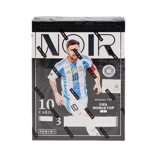 2025/26 Panini Noir Road to World Cup Soccer Hobby International 3 Box Case