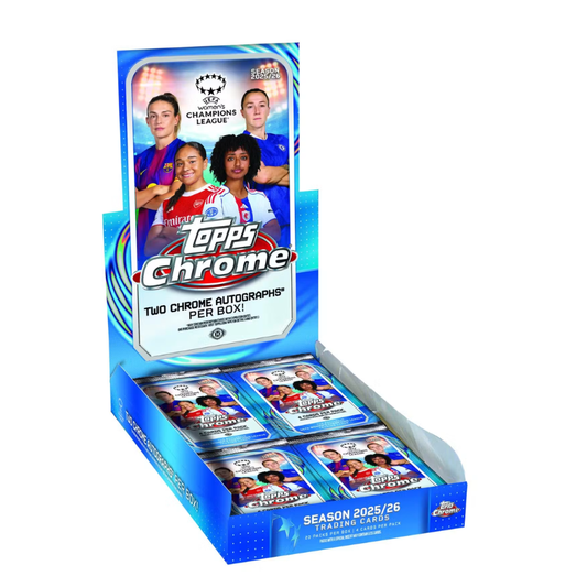 2025/26 Topps Chrome Women's UEFA Champions League Soccer Hobby Box