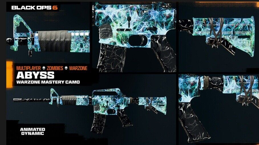 BO6 Warzone ABYSS CAMO Legit 100% 33 Guns