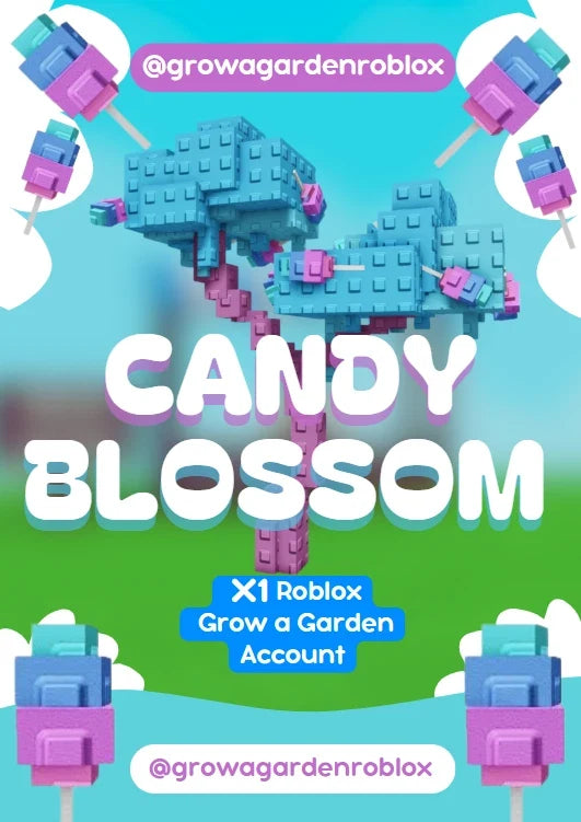 [ROBLOX - Grow A Garden] - Candy Blossom Tree - [Easter Limited Divine Tree🍭]