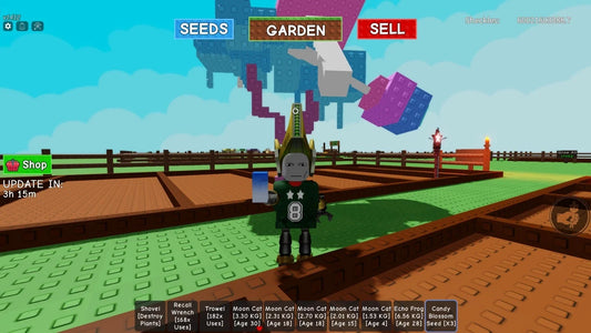 Candy Blossom Account Grow A Garden (4 Candy Blossoms)