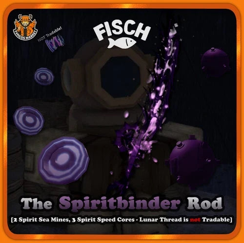 [FISCH] - Spiritbinder Rod Set - [2 Spirit Sea Mines,3 Spirit Speed Cores]