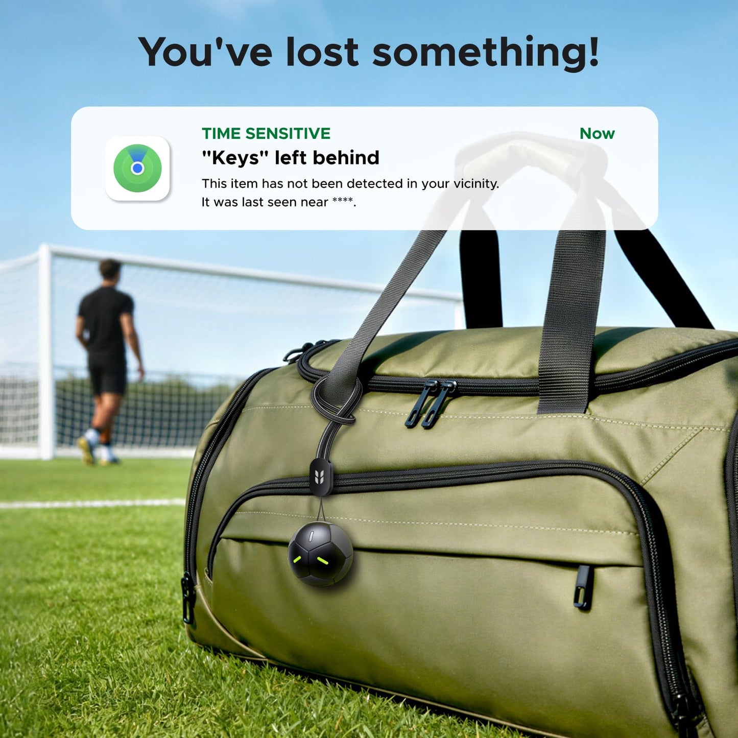 Soccer Ball mousebows Bluetooth Tracker for Apple Find My