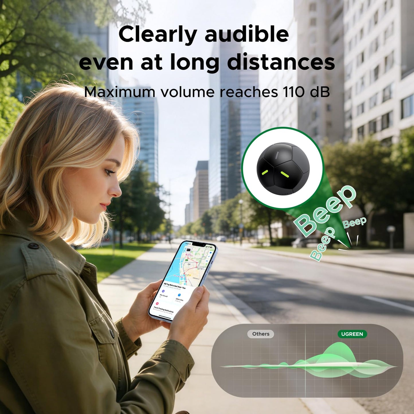 Soccer Ball mousebows Bluetooth Tracker for Apple Find My