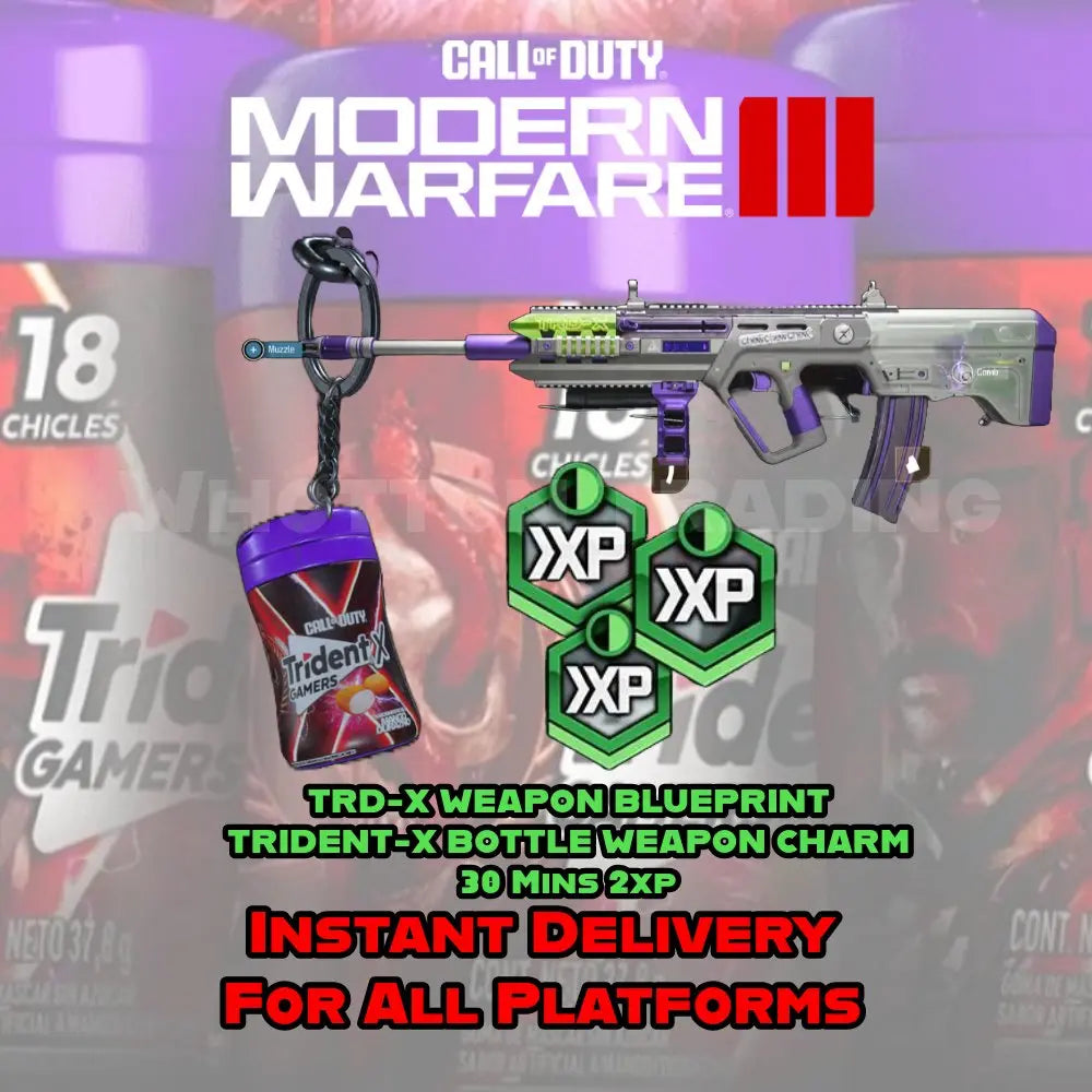 Trident Gum x Call Of Duty Modern Warfare 3 MW3 Bundle Promotion