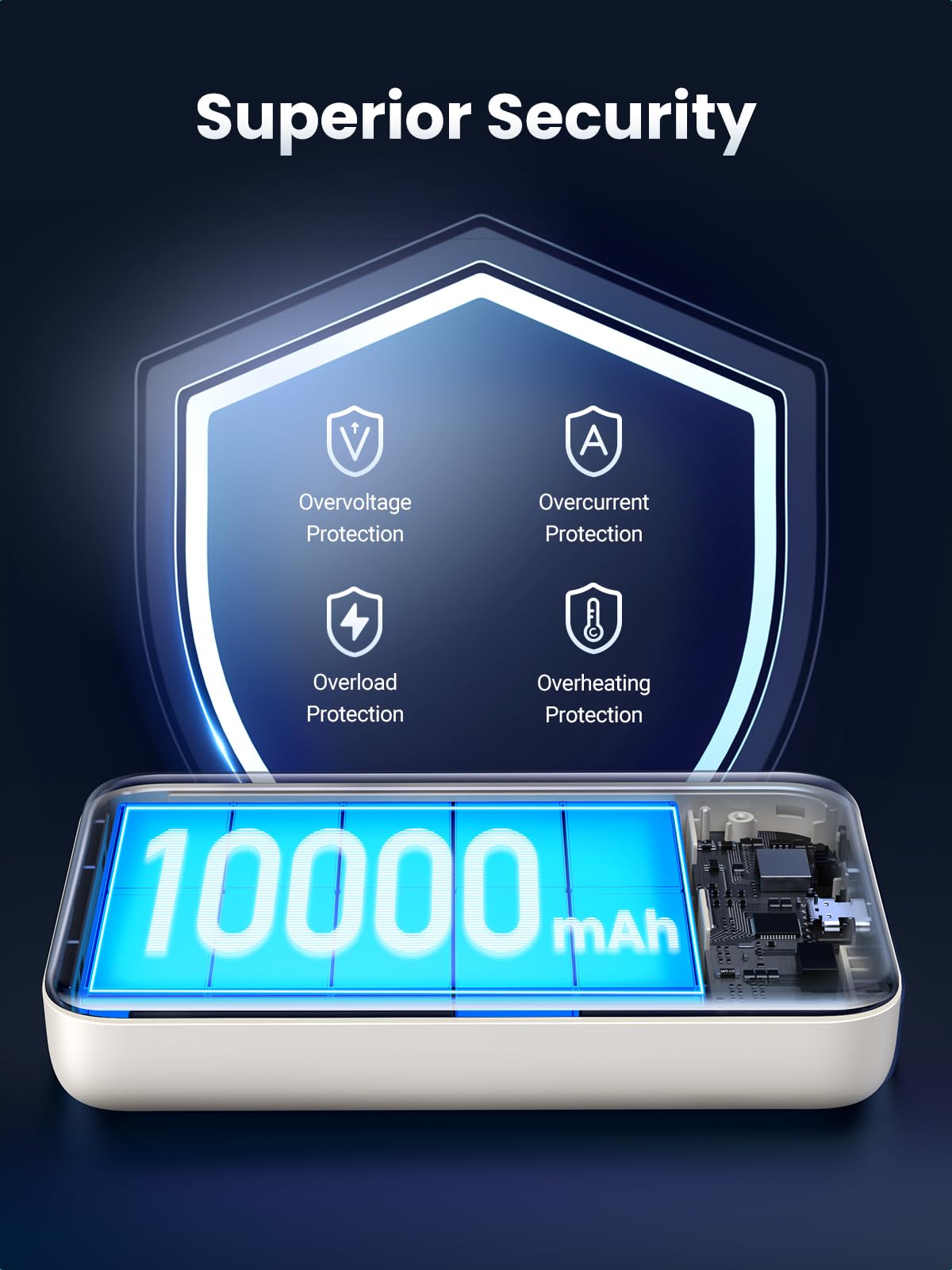 mousebows Magnetic Wireless Power Bank 10000mAh 20W