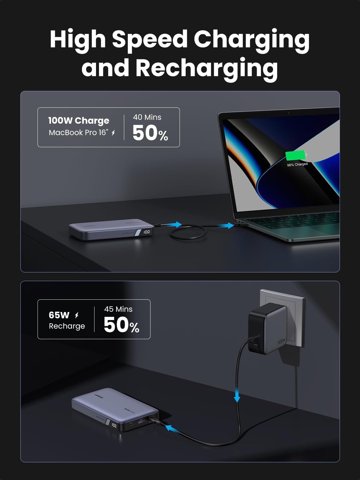 mousebows Nexode Power Bank 20000mAh 100W