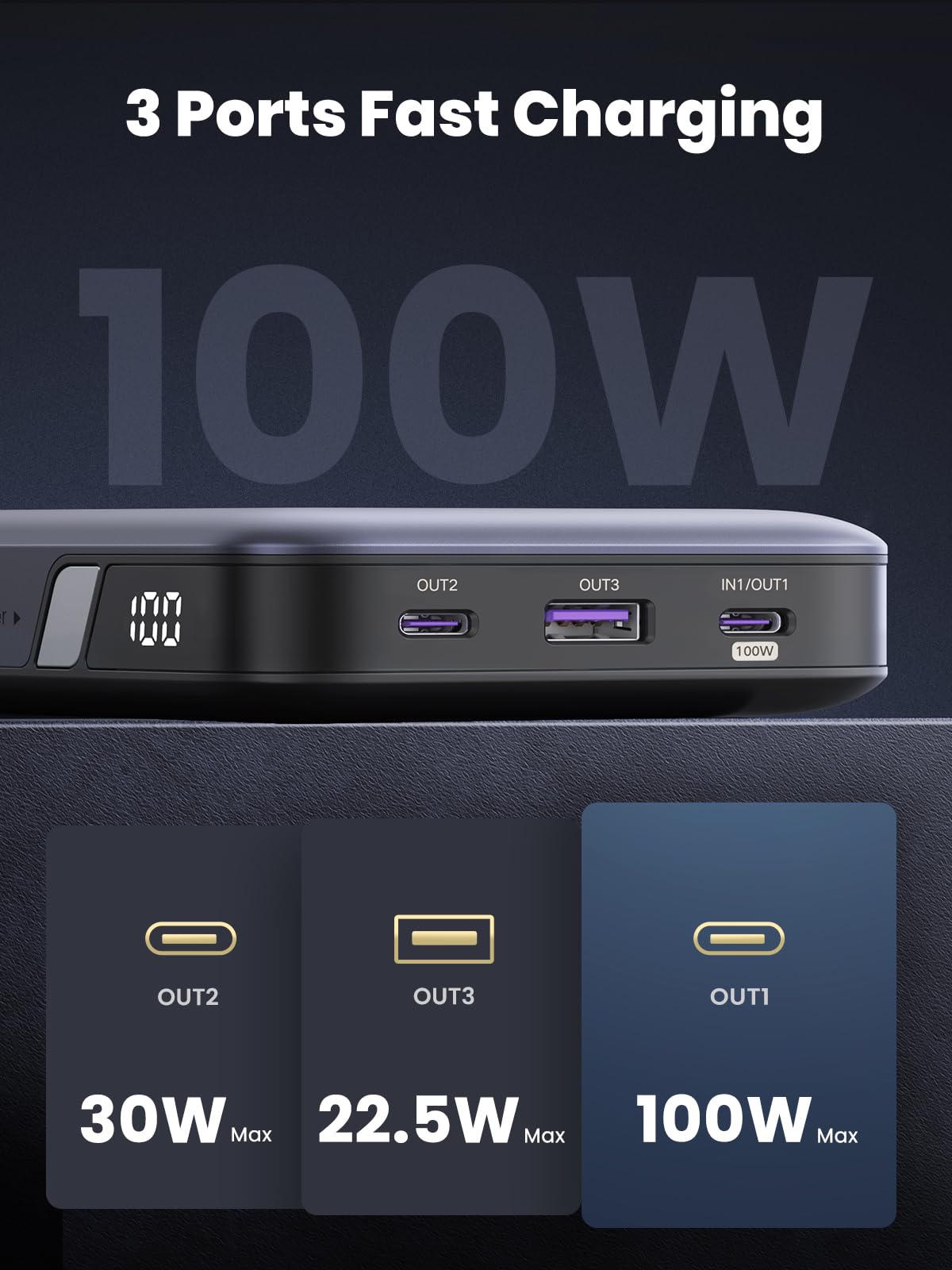 mousebows Nexode Power Bank 20000mAh 100W