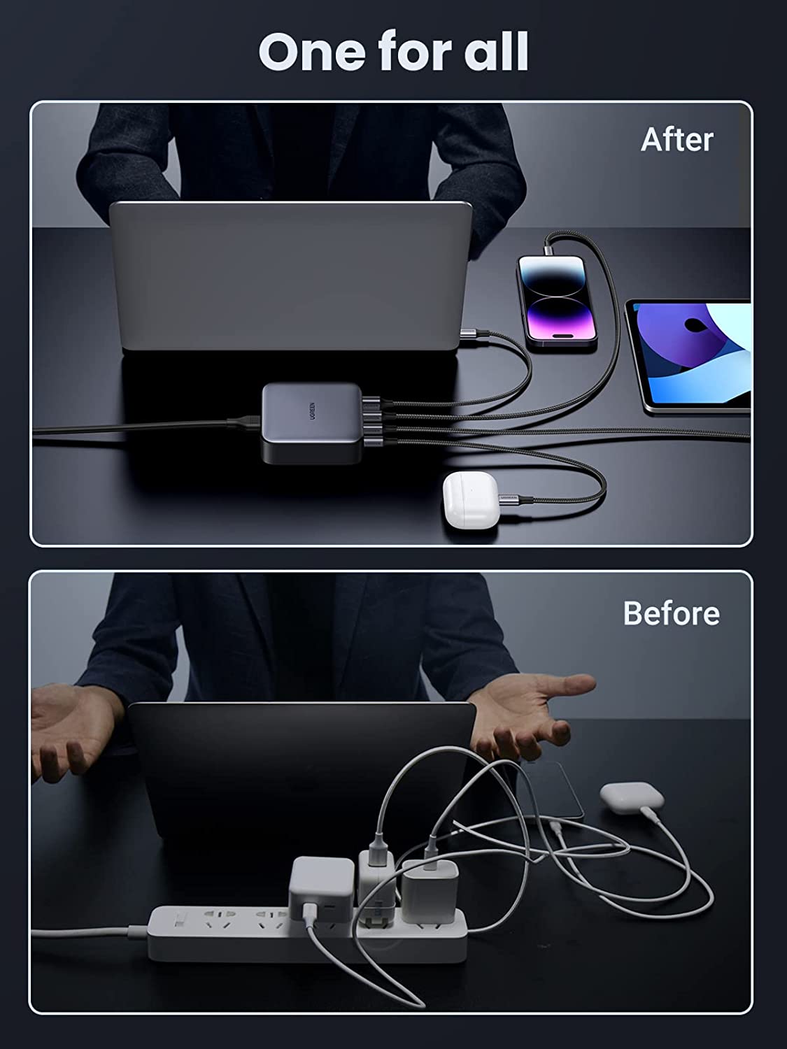 mousebows 100W Desktop Charger