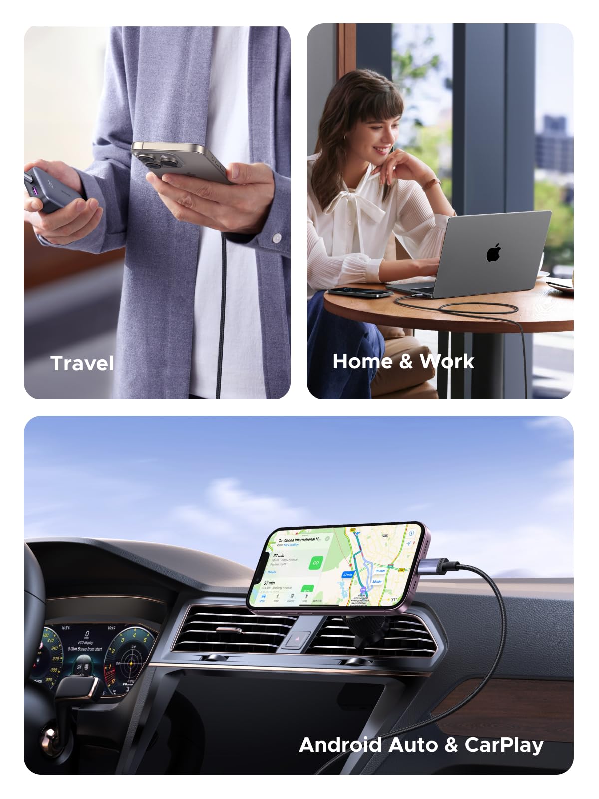 mousebows 100W USB C to C Cable PD Fast Charging