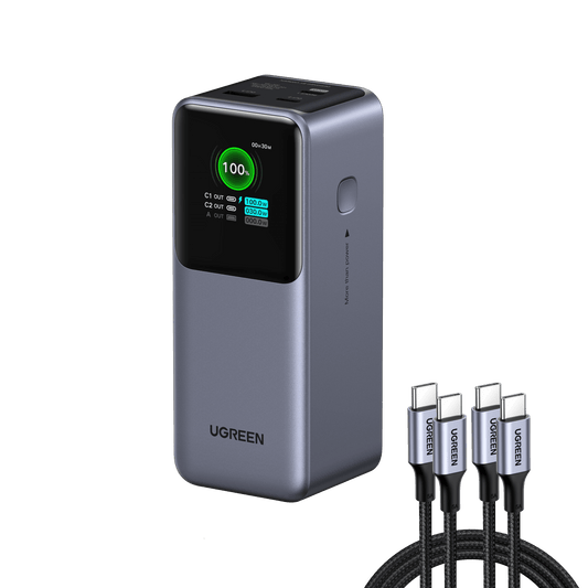 mousebows 130W Power Bank with USB-C Cable