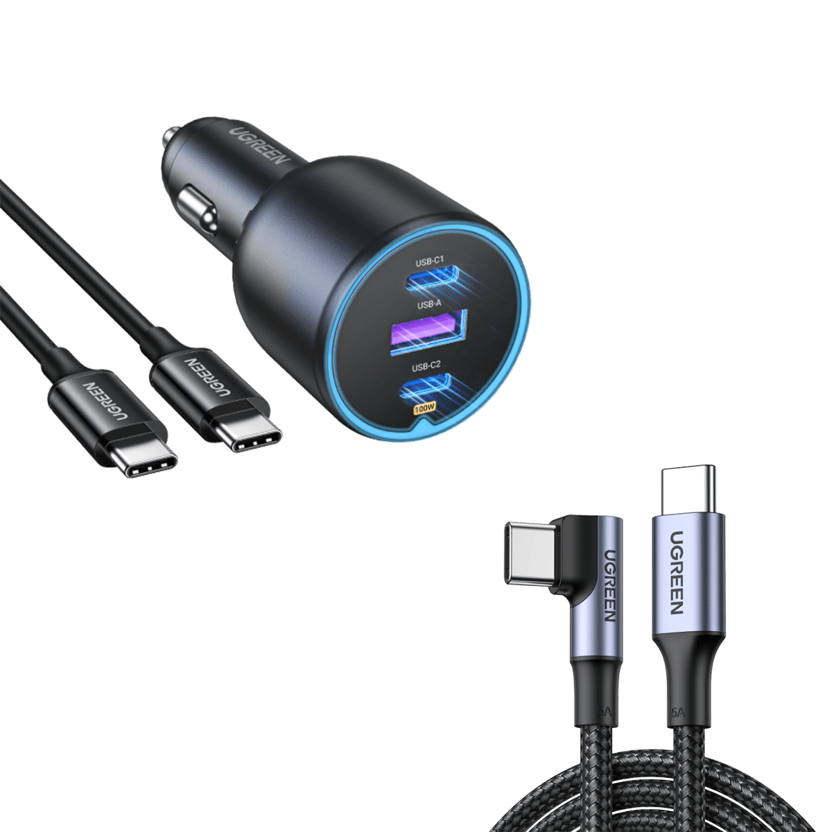 mousebows 130W USB-C Car Charger