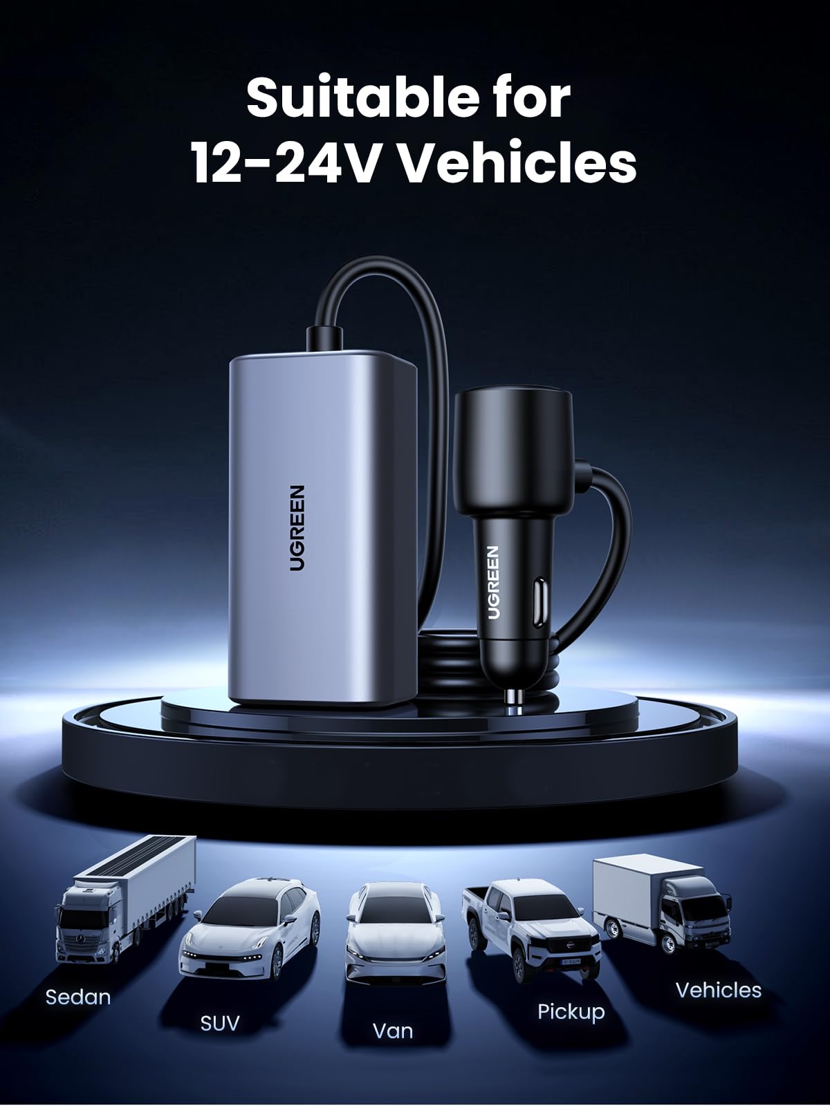 mousebows 150W USB C Car Charger