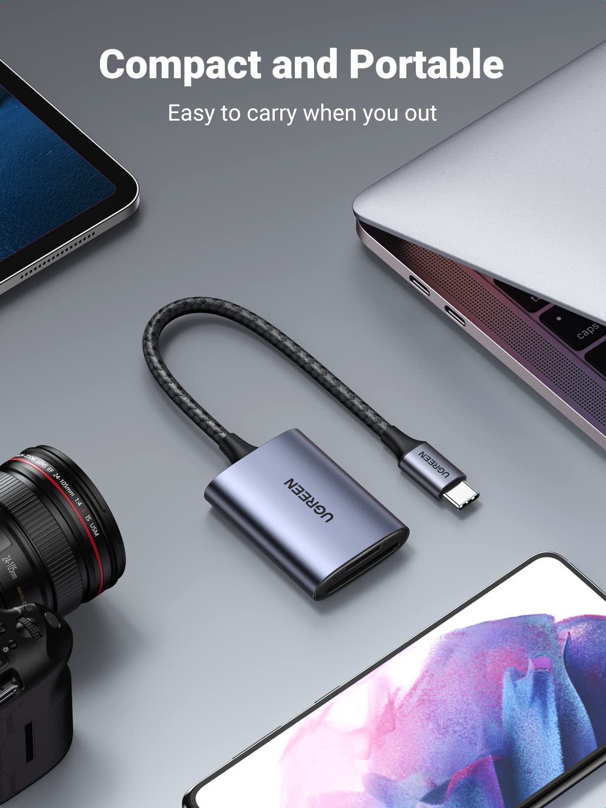 mousebows 2 in 1 USB C SD Card Reader