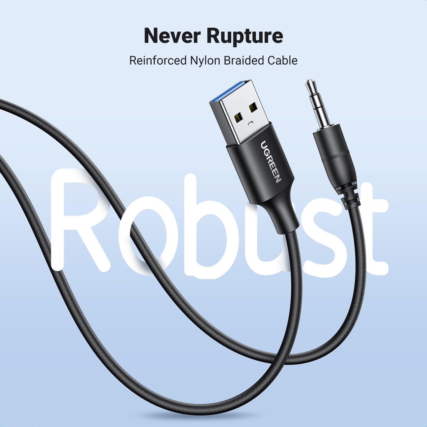 mousebows Aux Bluetooth 5.4 Adapter For Car (2024 Latest)