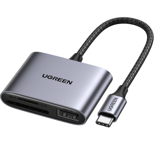mousebows 3-in-1 USB C SD Card Reader