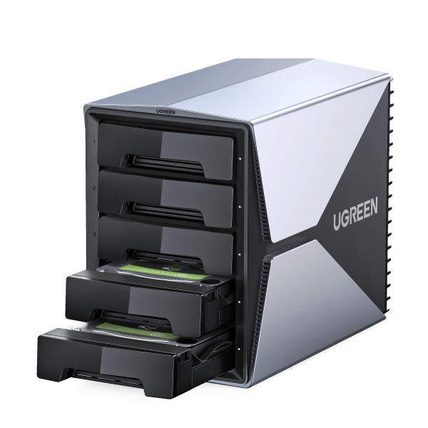 mousebows 5 Bay USB-C to SATA HDD SSD RAID Enclosure