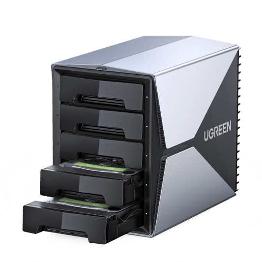 mousebows 5 Bay USB-C to SATA HDD SSD RAID Enclosure