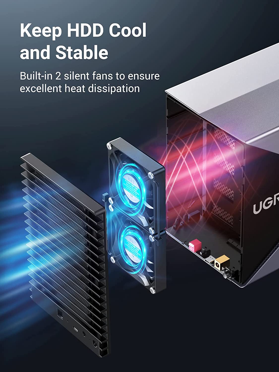 mousebows 5 Bay USB-C to SATA HDD SSD RAID Enclosure