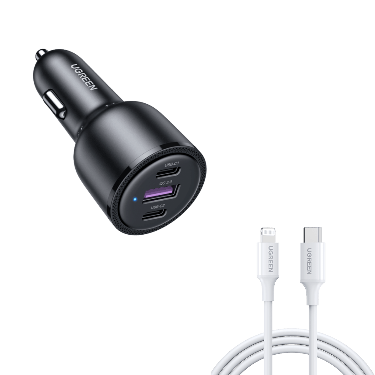 mousebows 69W USB C Car Charger Bundle