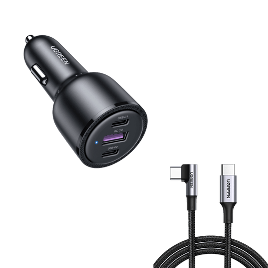 mousebows 69W USB C Car Charger Bundle
