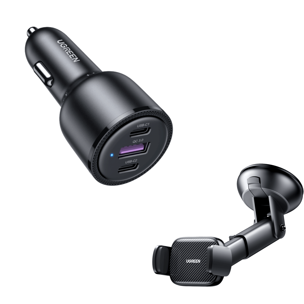 mousebows 69W USB C Car Charger Bundle
