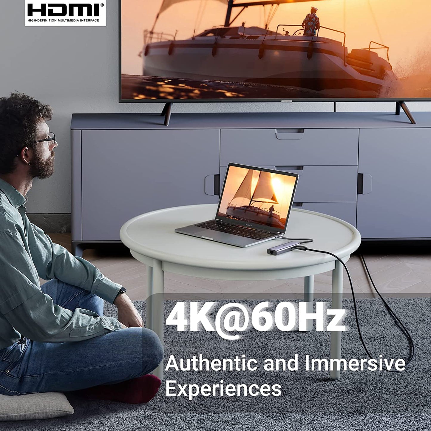 mousebows 7-in-1 USB-C Hub with 4K HDMI