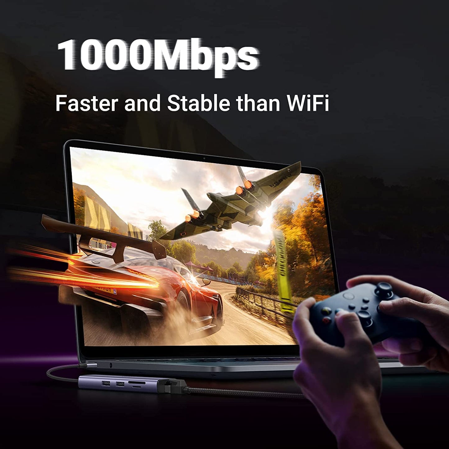 mousebows 7-in-1 USB-C Hub with 4K HDMI