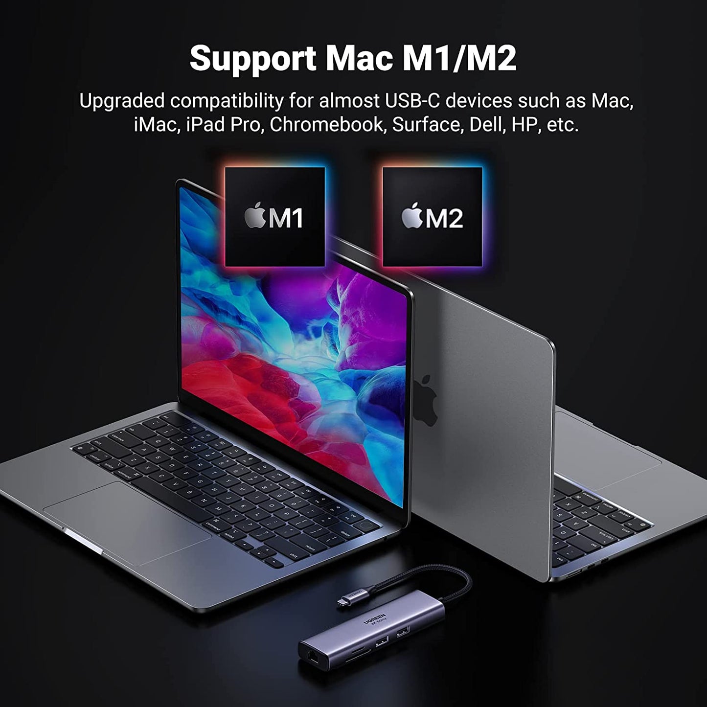 mousebows 7-in-1 USB-C Hub with 4K HDMI