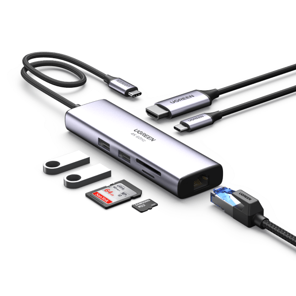 mousebows 7-in-1 USB-C Hub with 4K HDMI