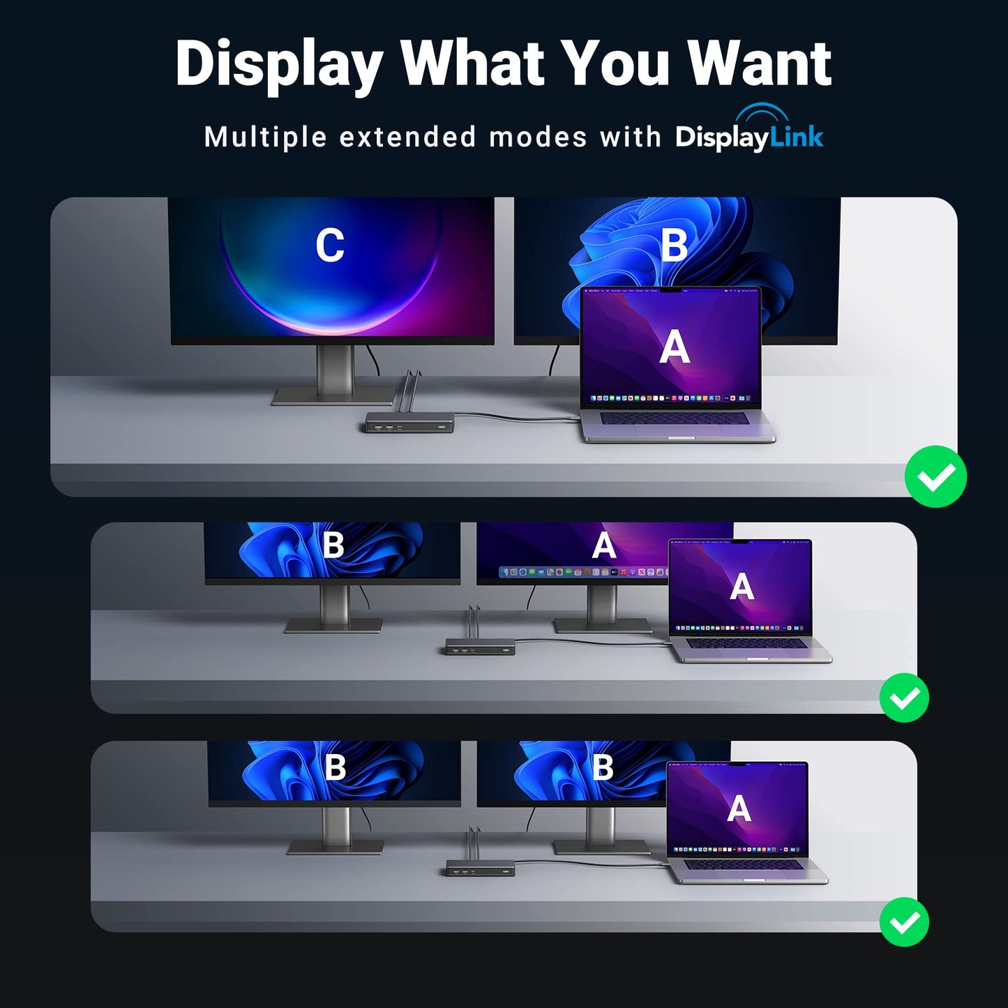 mousebows Revodok Pro 9-in-1 4K Multi-Display Docking Station