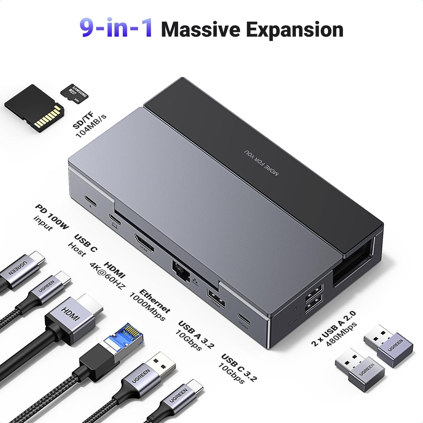 mousebows 9-in-1 Steam Deck Docking Station