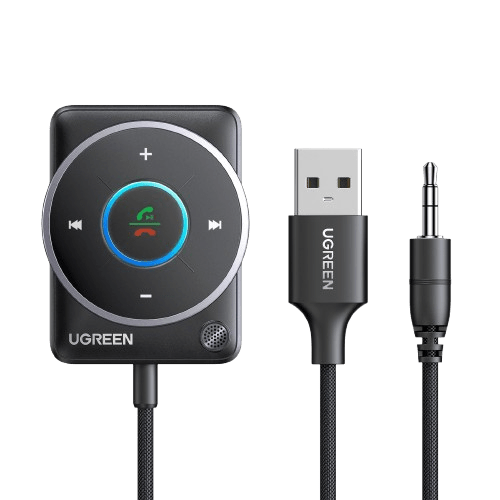 mousebows Aux Bluetooth 5.4 Adapter For Car (2024 Latest)
