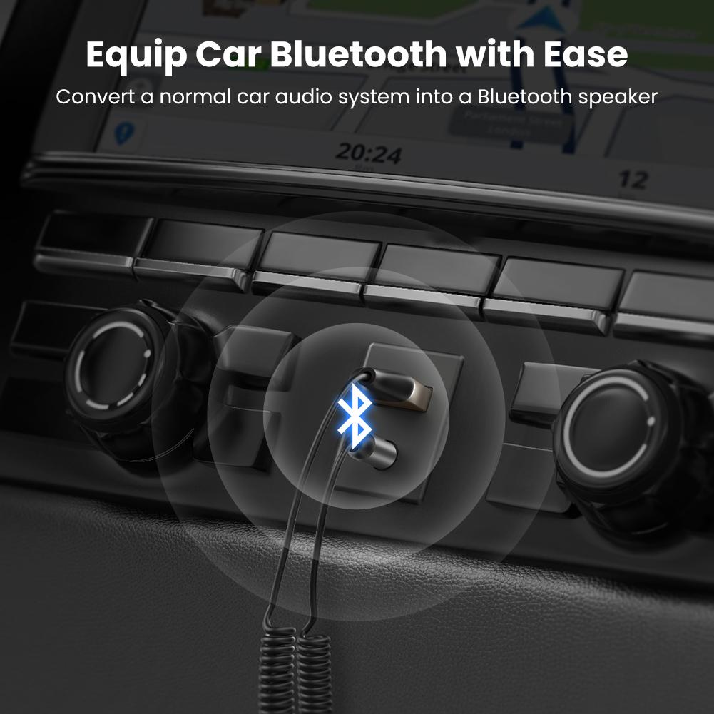 mousebows Aux to Bluetooth 5.0 Adapter