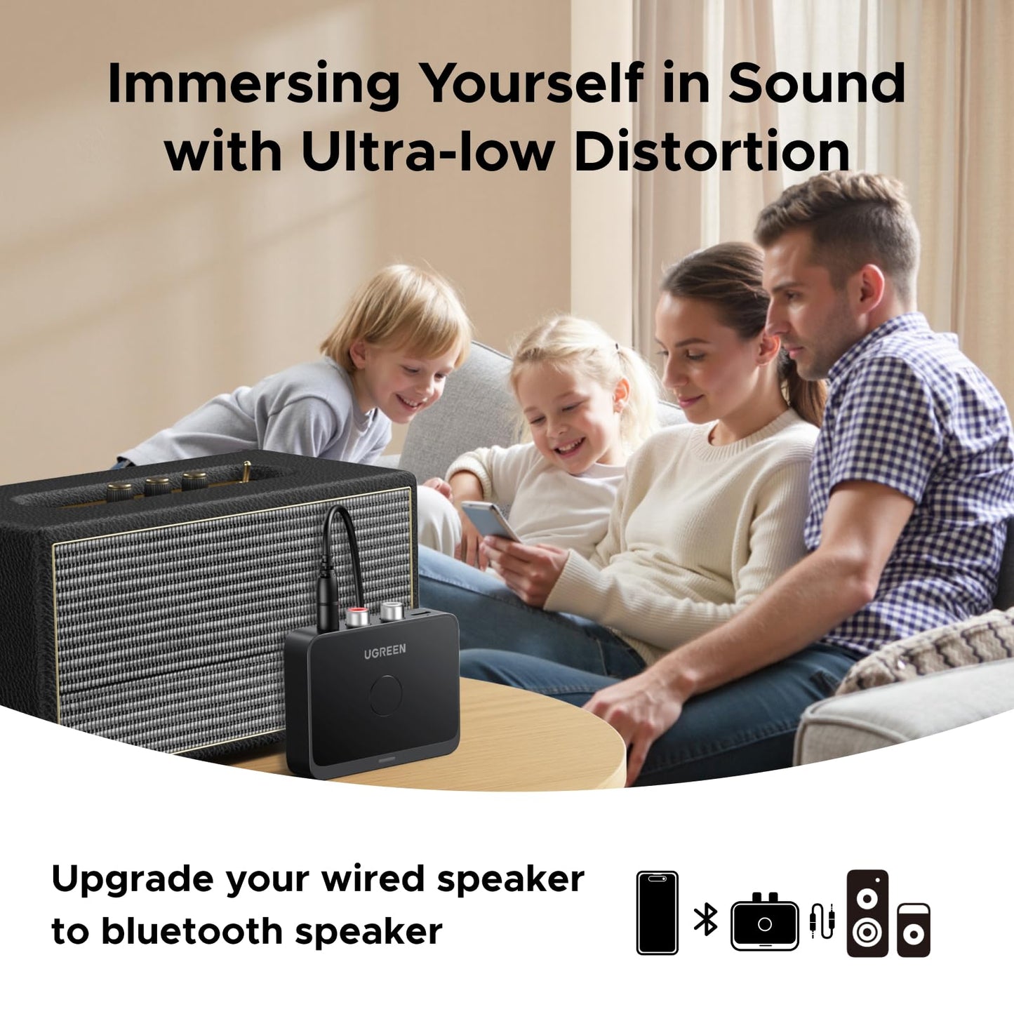 mousebows Bluetooth 60 Audio Receiver with LDAC