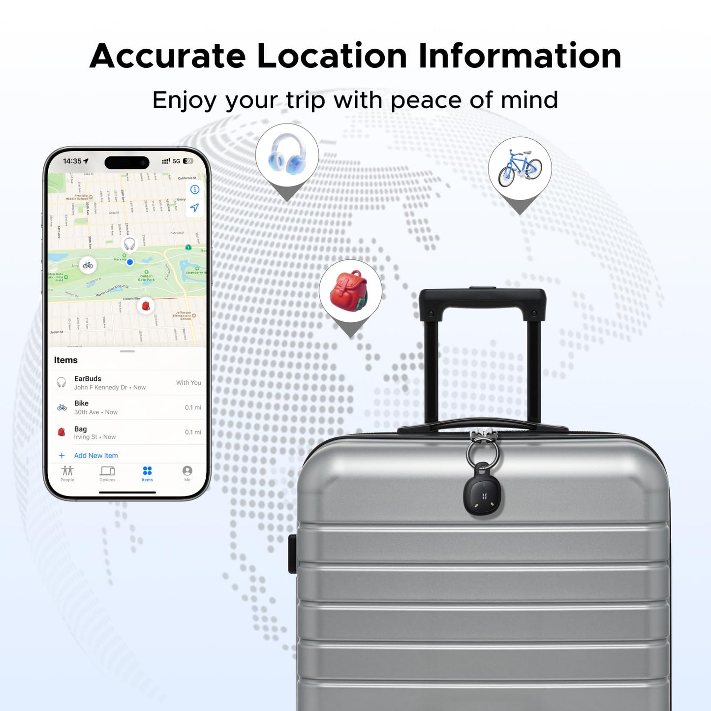 mousebows Bluetooth Tracker for Apple Find My