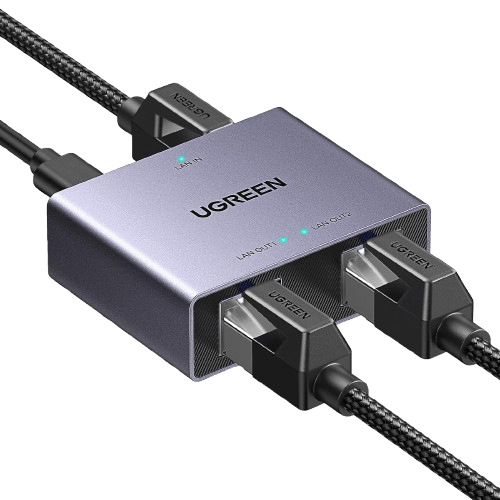 mousebows Ethernet Splitter 1 to 2