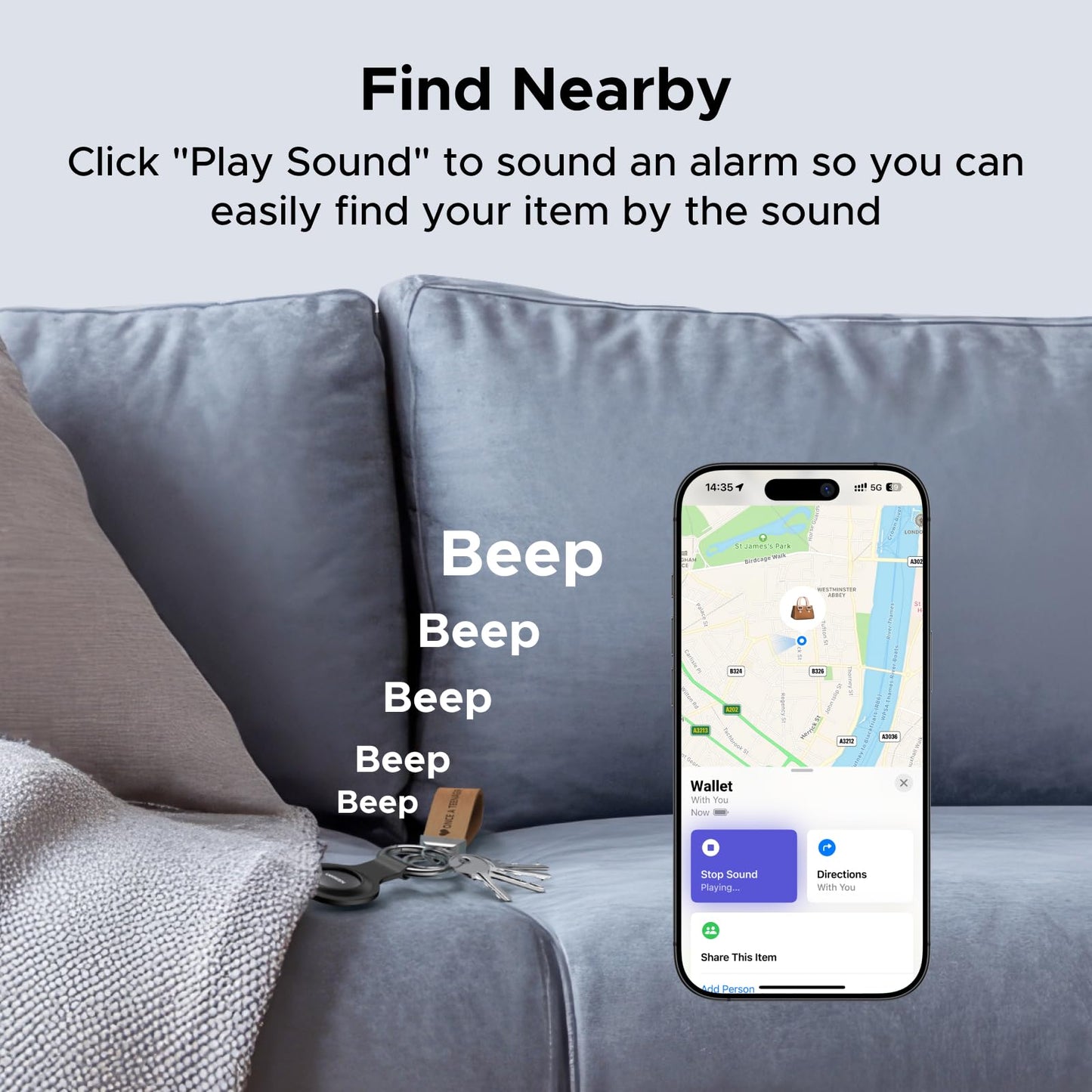 mousebows FineTrack Mini Smart Finder (2-Pack)